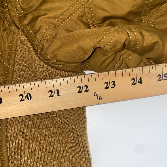 Prana Quilted Jacket Women’s Size XL, Yellow/Golden Color, Full Zip, Pockets - Picture 6 of 9